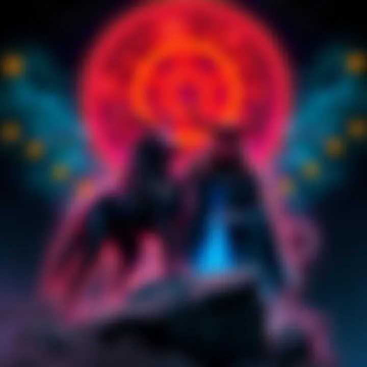 A representation showing Sirius the dog-star alongside the figure of Baphomet, highlighting their symbolic links in various beliefs.