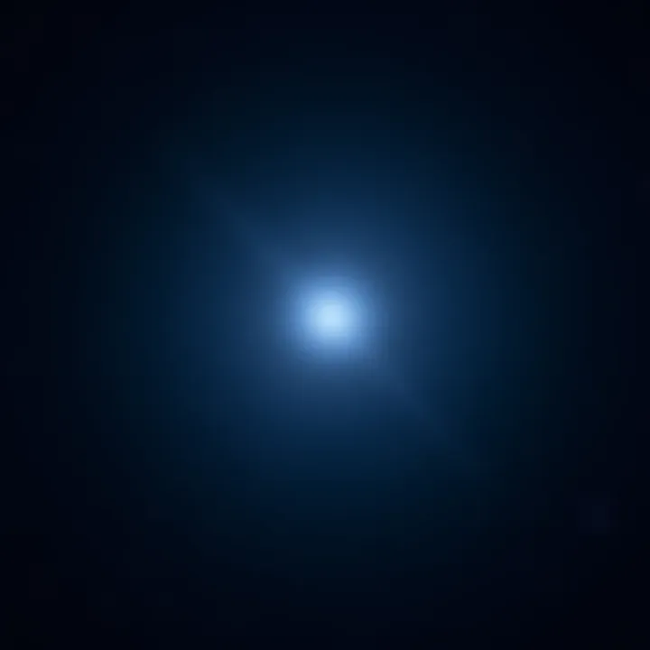 Bright Sirius Star shining brightly in a clear night sky, surrounded by other stars