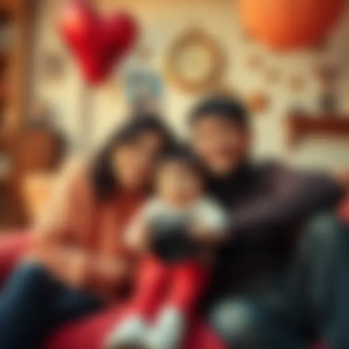 A collection of family photos taken by my sister ten years ago, showcasing happy moments together.