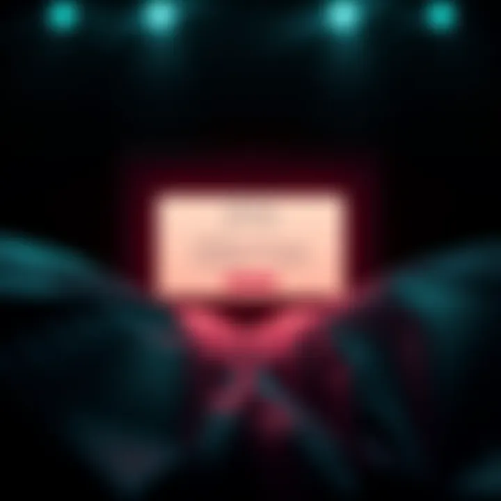 A screenshot showing a website registration confirmation with a placeholder, set against a dark background to signify mystery around the timing of the event.