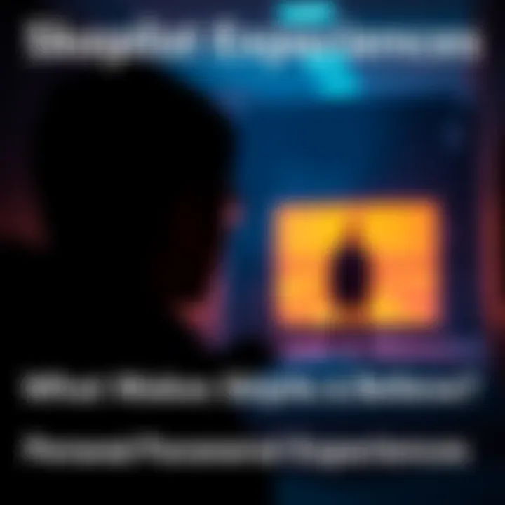 A person reflecting on their paranormal experience with a shadowy figure in the background, highlighting a moment of belief.