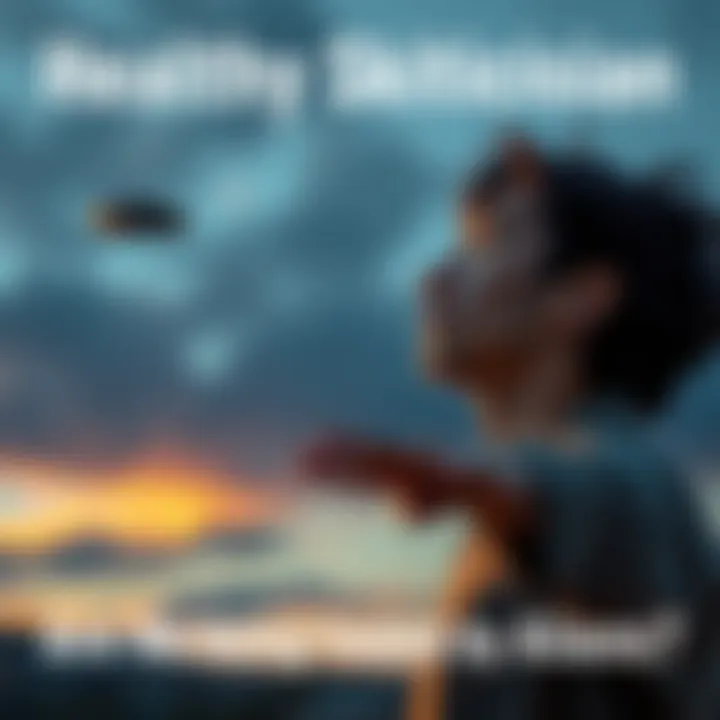 A person stands outdoors, looking up at the sky with a puzzled expression, questioning the existence of aliens and UFOs.