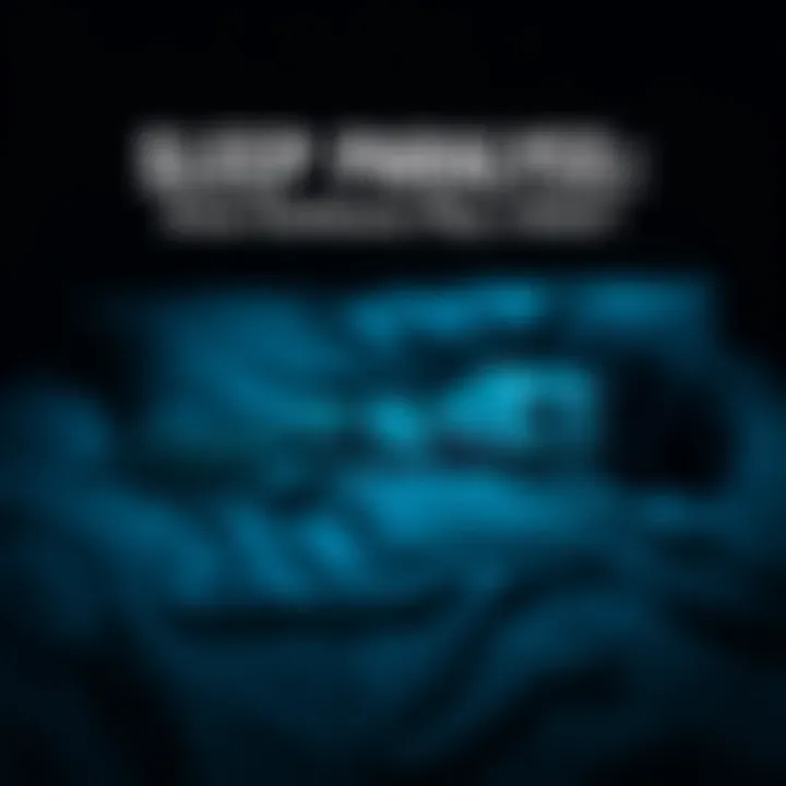 A person lying in bed in total darkness, appearing tense and alert, representing sleep paralysis experience.