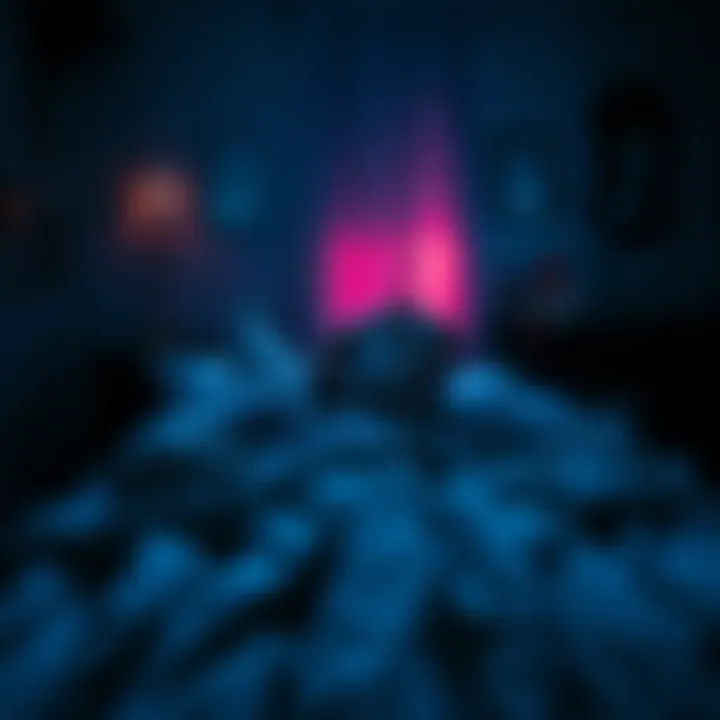 A teenager lying in bed, unable to move, with a surreal, darkened room appearing flipped around them, conveying a sense of fear and confusion.