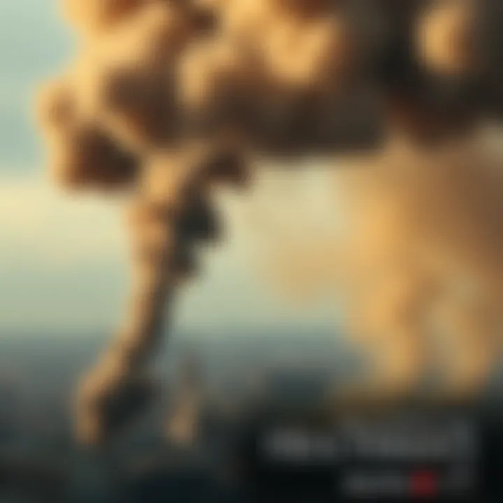 Smoke rising over Tehran Thick smoke billowing from a targeted area in Tehran amid military actions