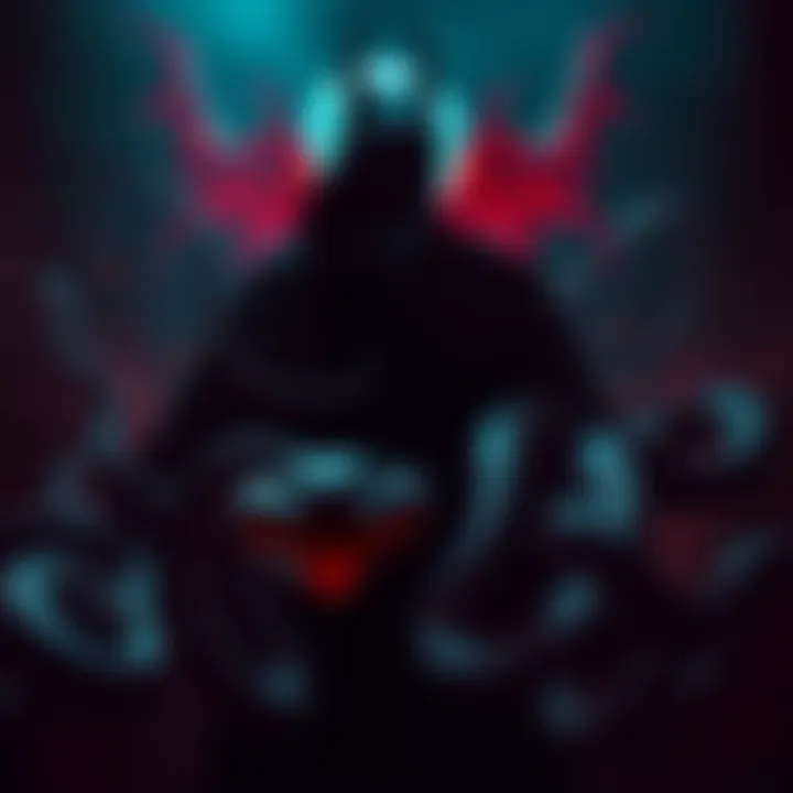 A silhouette of a person surrounded by snakes, with a shadowy dark figure in the background suggesting a connection to demonic influence.