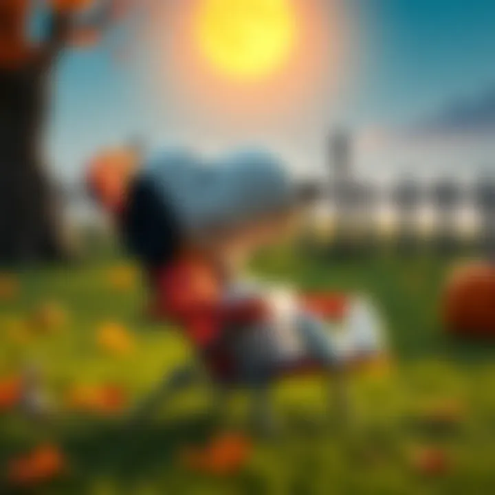 Snoopy in a lawn chair Snoopy relaxing in a lawn chair during a Thanksgiving special scene