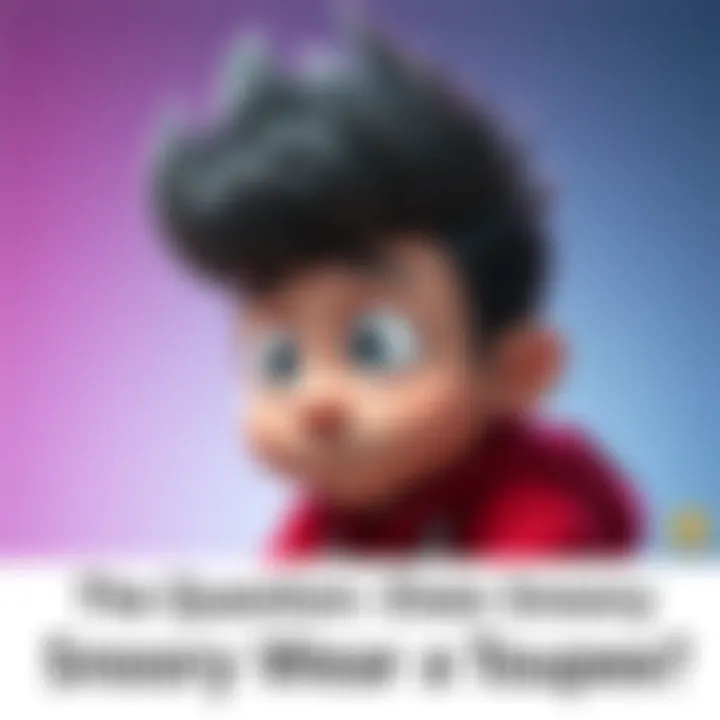 Snoory with styled hair, raising eyebrows about whether it's natural or a toupee