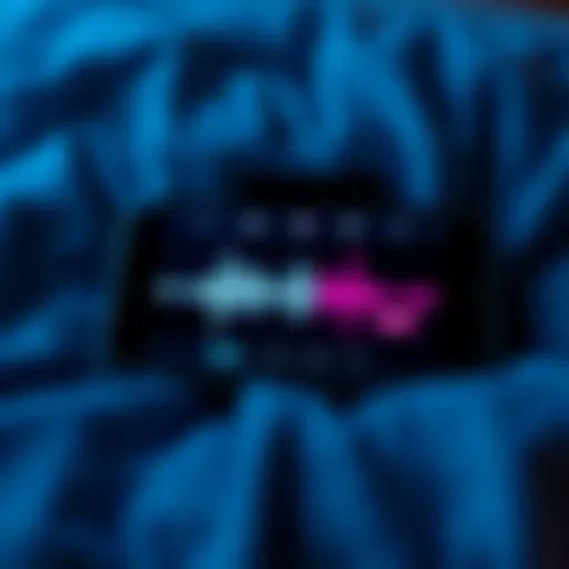 Recording from Snoring App A smartphone displaying a snoring app interface with sound waves and voice waveforms on the screen, suggesting an unexplained voice recorded during sleep.