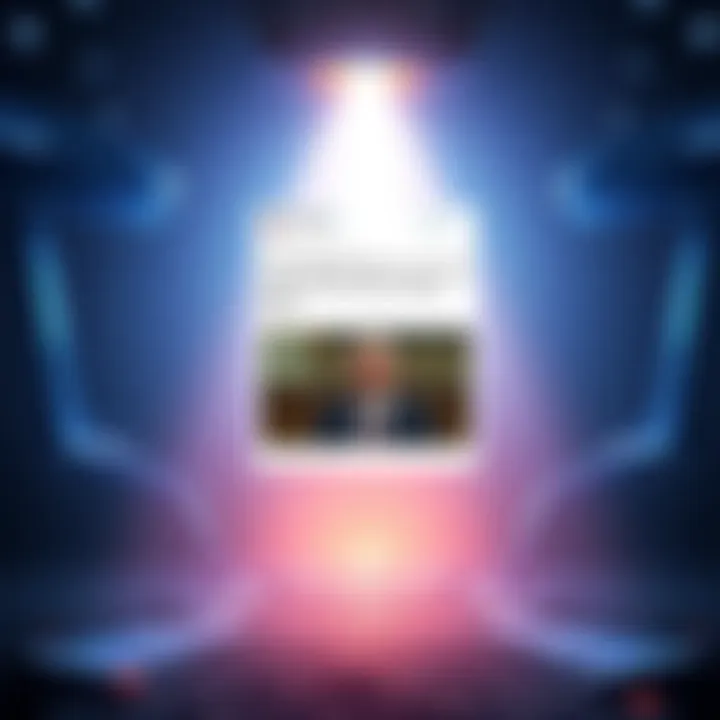 Social Media Engagement on Alien Claims A graphic showing a dismissive comment with more votes than a video of a former president discussing aliens, highlighting public indifference.