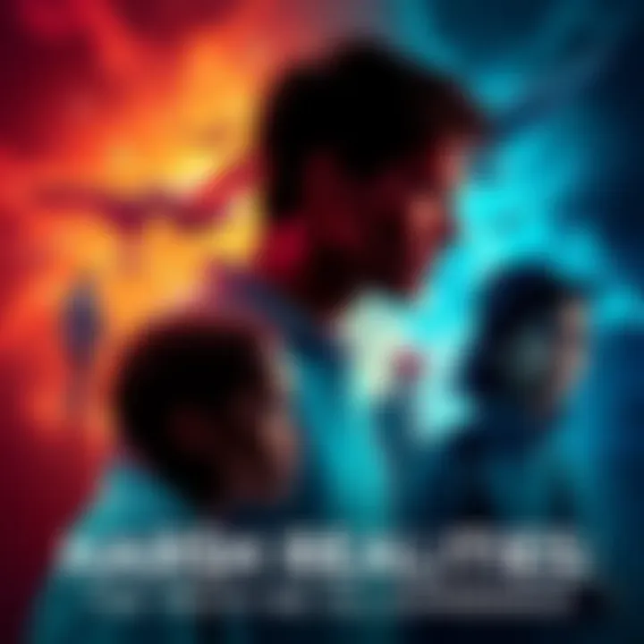 A thought-provoking visual representing the interconnectedness of personal experiences and societal truths, showcasing diverse individuals navigating life's challenges together.