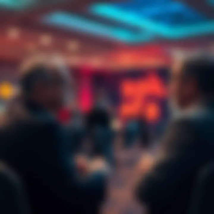 A captivating scene of dialogue at the Sol Forum featuring Jim Semivan and Peter Skafish