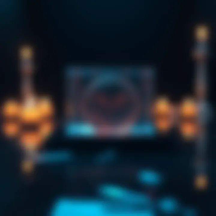 A reflective surface symbolizes the Soul-Trap concept, showing human emotions like fear and self-awareness, with soft candlelight in the background creating a calming atmosphere.