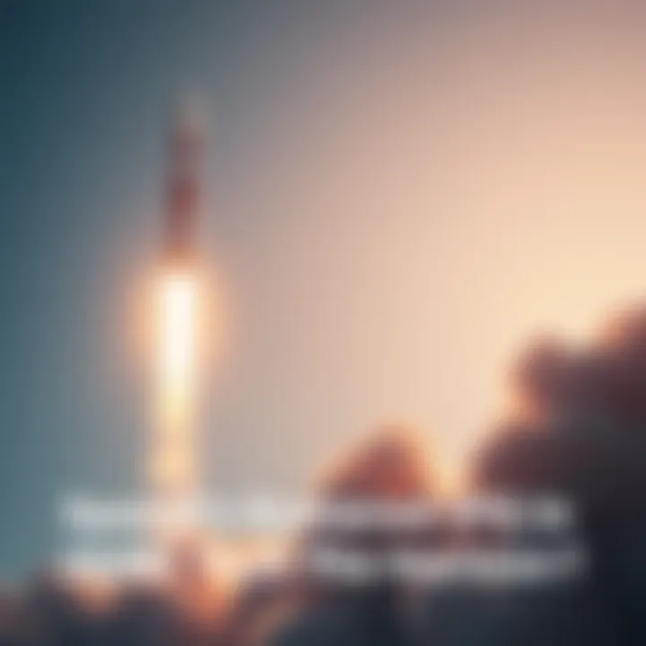 SpaceX Rocket Launch A SpaceX rocket launching into the sky, symbolizing potential IPO and UAP technology developments.