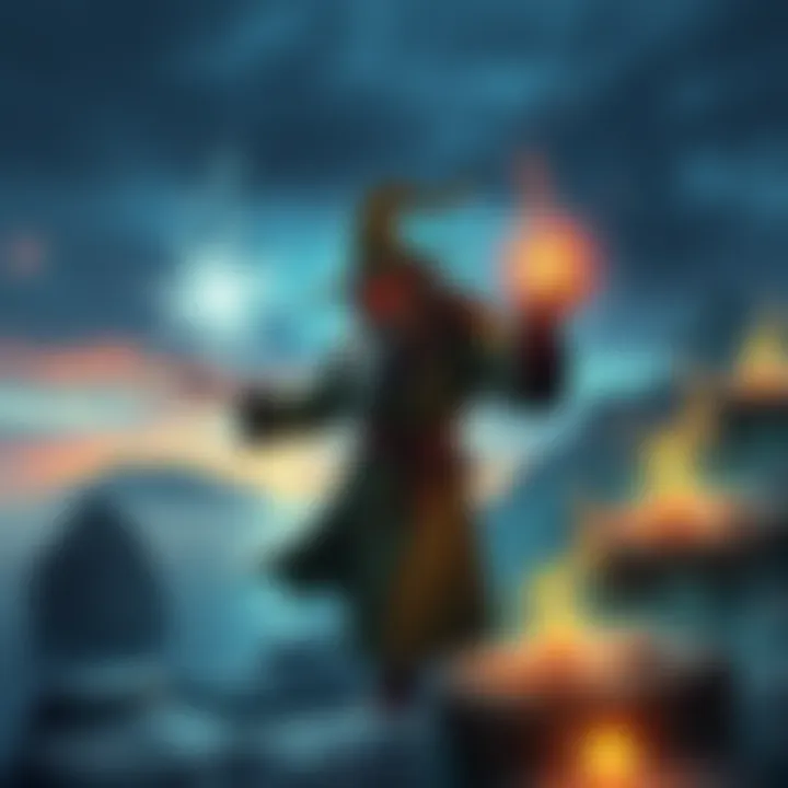 Spell casting on an Italian island A wizard casting layered spells on a mystical Italian island, with a beautiful landscape in the background and shimmering magical energy surrounding him