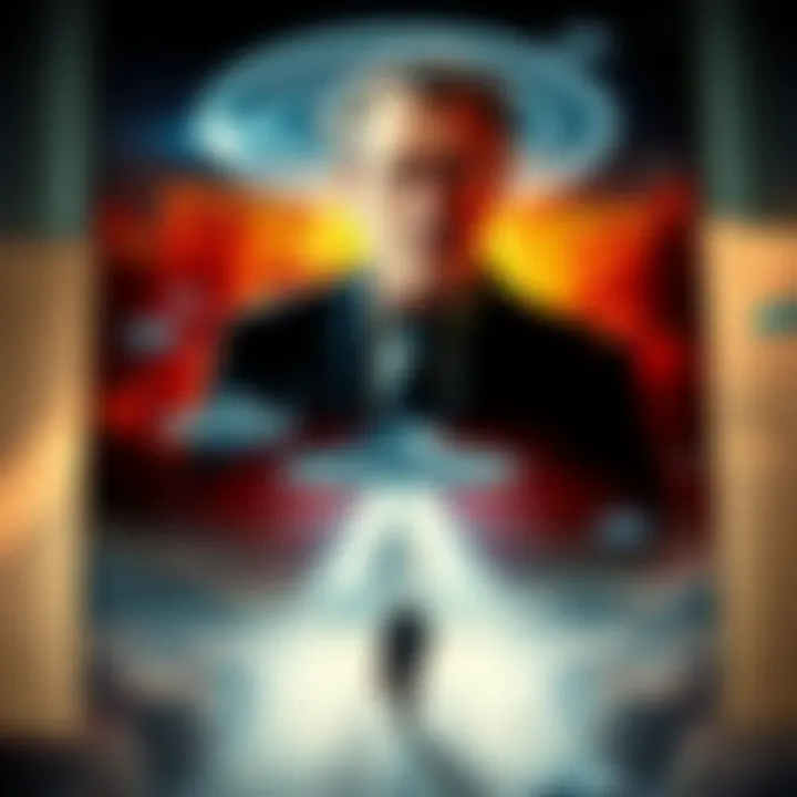A movie poster featuring Spielberg's new film with a backdrop of government documents and UFOs, highlighting the connection between the film and recent disclosures.