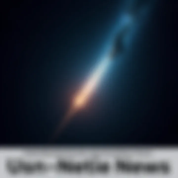 A bright meteor shower in the night sky with a strange, spinal-like shape visible among the stars.