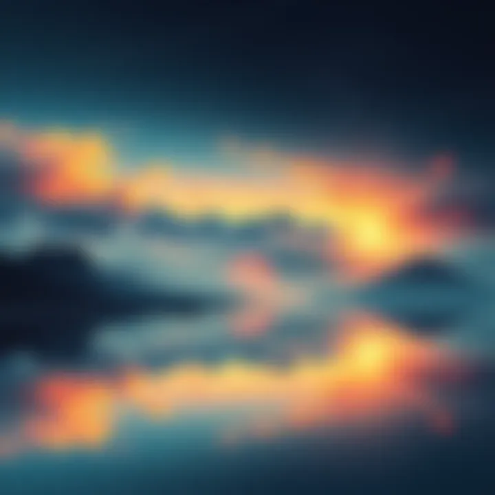 A serene landscape symbolizing the journey through spiritual challenges