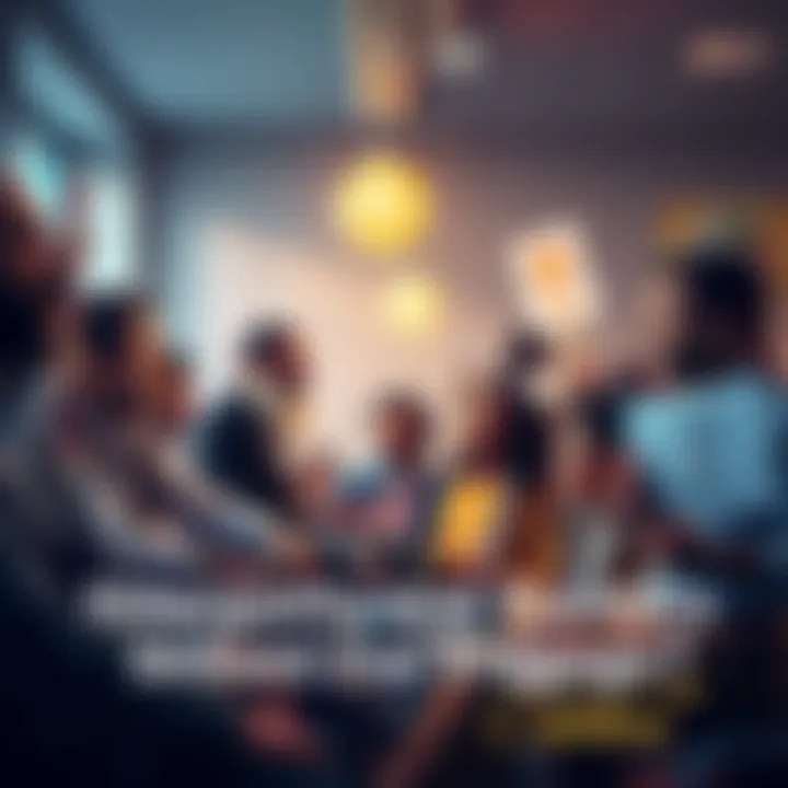 People discussing spirituality and politics A group of diverse individuals engaged in a thoughtful discussion about spirituality and politics, with some holding religious symbols and others with political signs.