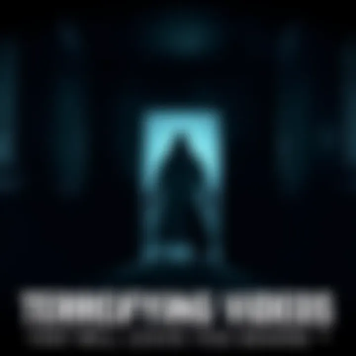 A shadowy figure appears in a dimly lit room, suggesting paranormal activity