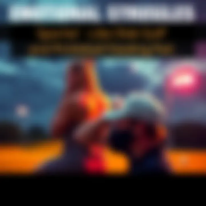 A golfer and pickleball player reflecting on their game, showcasing the emotional weight of competition