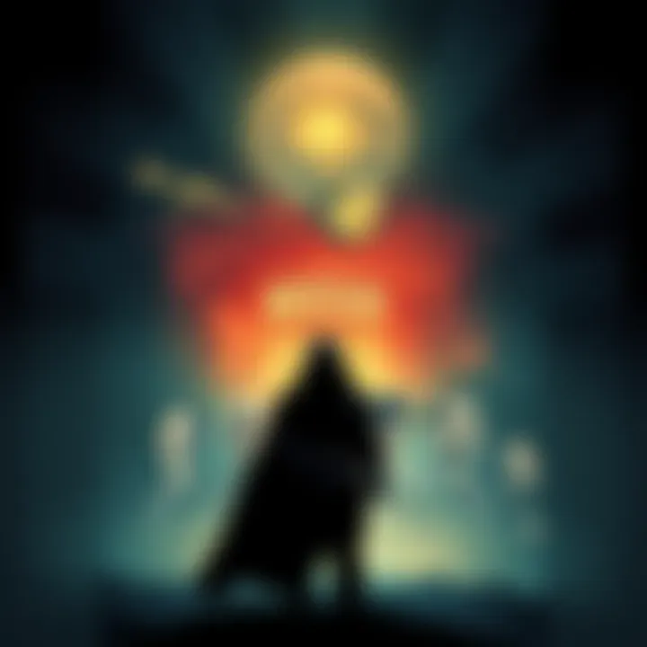 A shadowy figure representing Mossad with a backdrop of world leaders and political symbols, illustrating the agency's power in global politics.