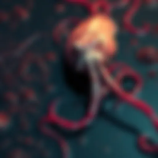 Grayish-red squid found in toxic oil sludge at a Delphi plant