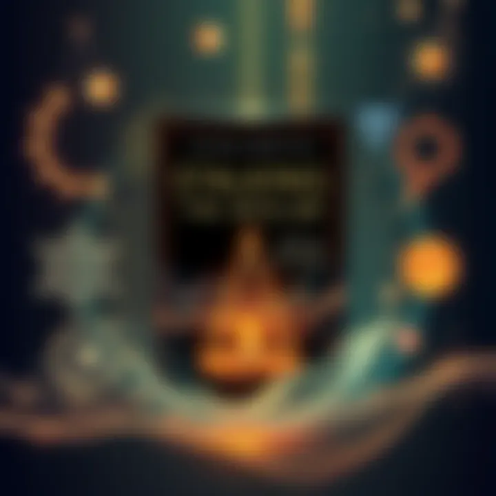 Cover of Itzhak Bentov's book featuring a pendulum surrounded by scientific and spiritual symbols