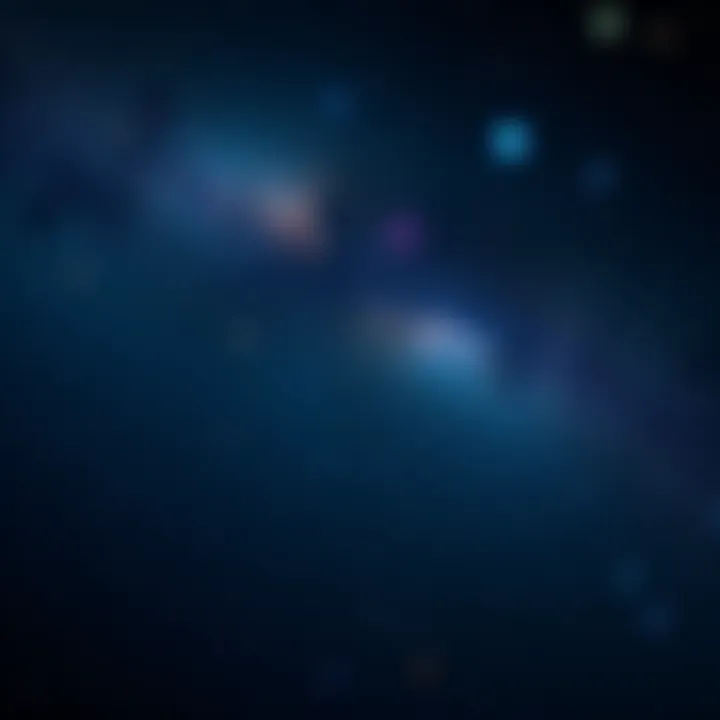 Stars and Galaxies A view of countless stars and galaxies in the night sky, symbolizing the search for extraterrestrial life.