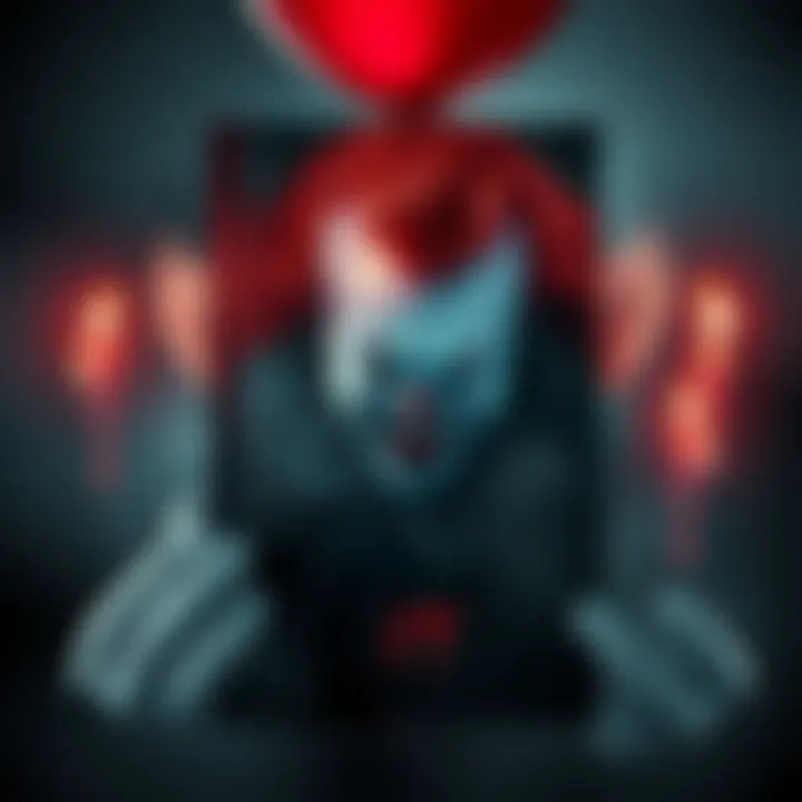 Cover of Stephen King's book 'It' featuring a creepy clown and dark imagery