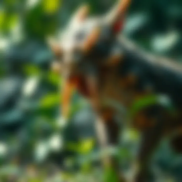 Strange creature filmed in Brazil A strange creature captured on camera in Brazil, showing its unusual features in a natural setting.