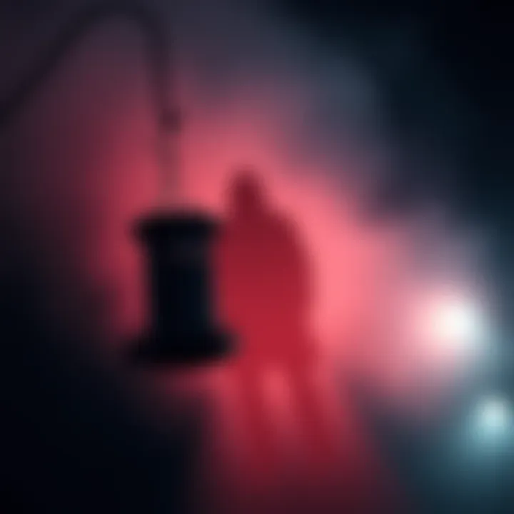 A bird feeder cam captures a shadowy figure appearing after wind gusts at night.