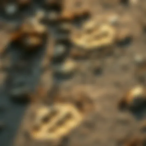 Curious footprint found in Condequinto, Seville, showing unusual details and surrounded by a natural setting.