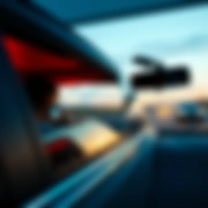 Strange Car Revving on Highway A car on the highway revs its engine with a passenger filming from inside, hiding their face.