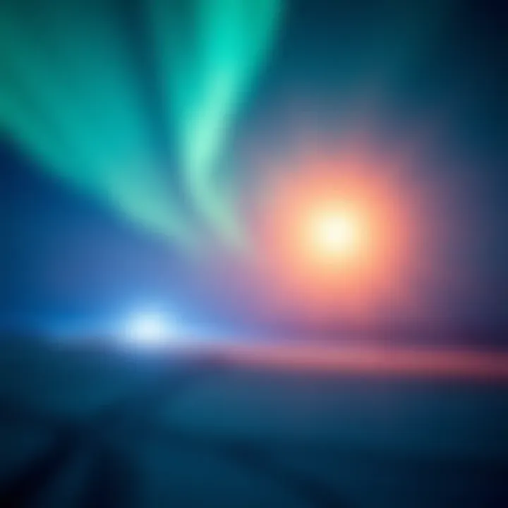 Strange light in photo A photo showing a light distortion captured while searching for auroras at night