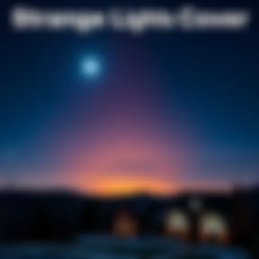 Unusual lights shining in the night sky above Pennsylvania, captivating local residents who observe the phenomenon.