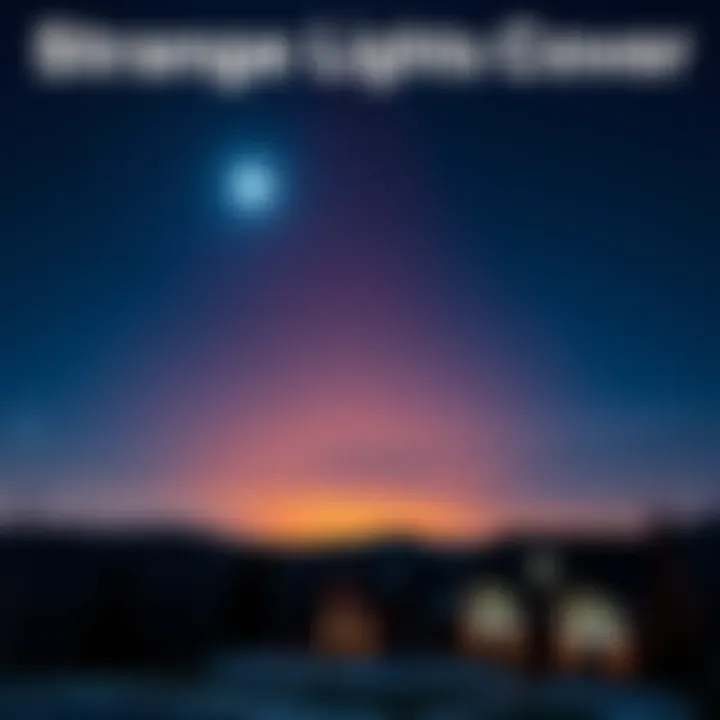 Unusual lights shining in the night sky above Pennsylvania, captivating local residents who observe the phenomenon.