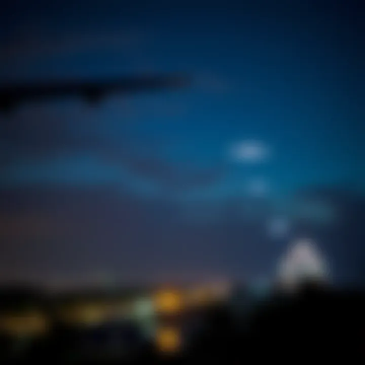 Three unusual lights dimming in the night sky over Tampa, Florida