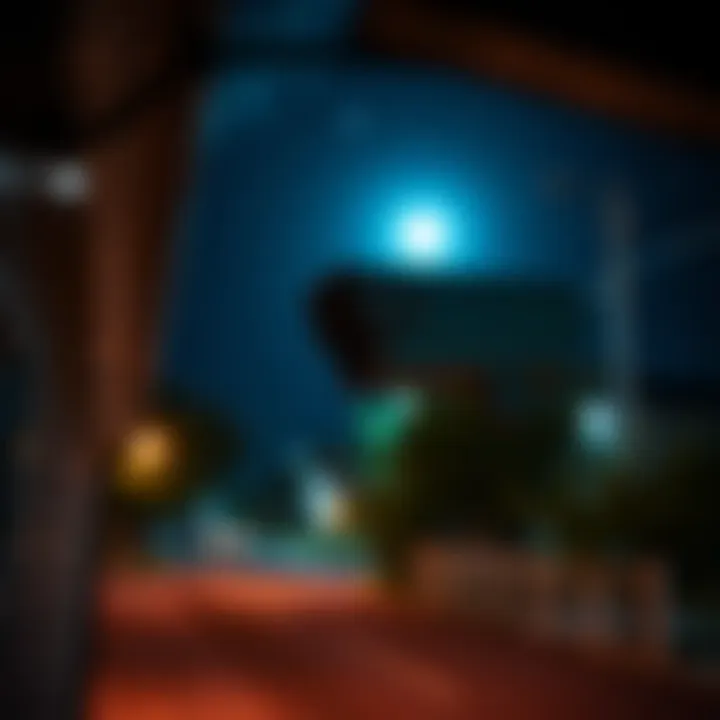 Footage showing an unusual object in the night sky from a Missouri security camera