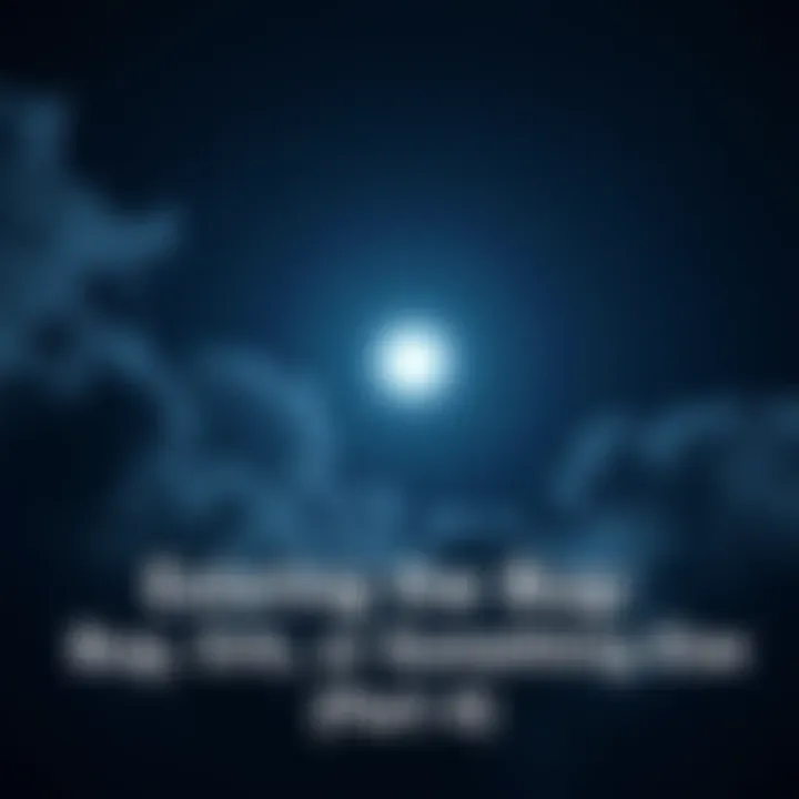 A bright orb hovering in the night sky, surrounded by dark clouds, highlighting unusual phenomena.