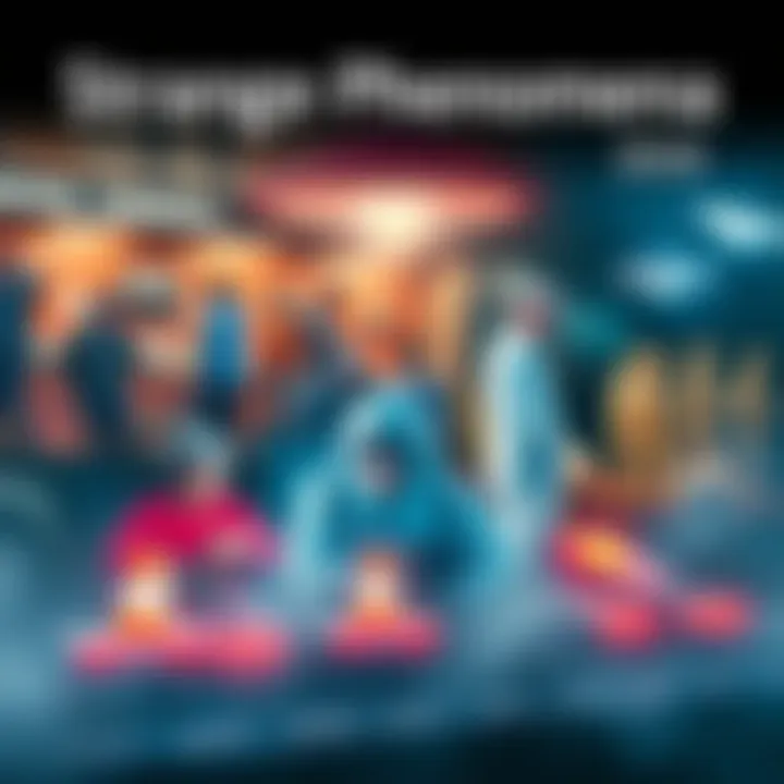 Strange Phenomena in 2026 A collage of unusual events and sightings from 2026, showing curious objects and strange occurrences in various locations.