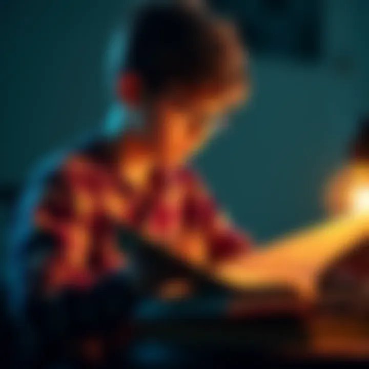 A student looking at books and a birth chart while pondering academic focus issues.