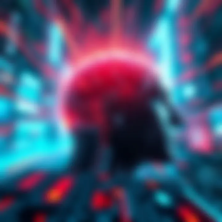 Graphic showing subliminal messages and blocked affirmations impacting the mind
