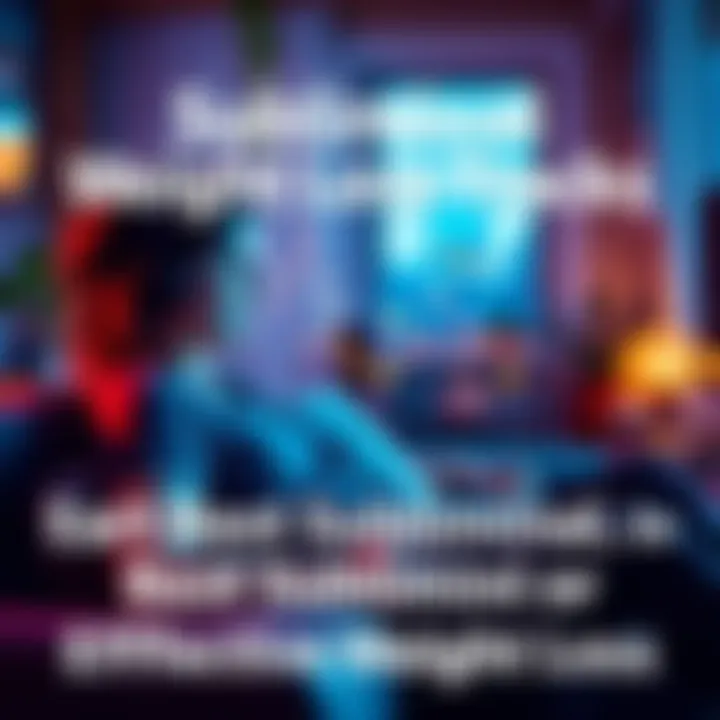 A person listening to subliminal weight loss audio on headphones while relaxing in a cozy room.