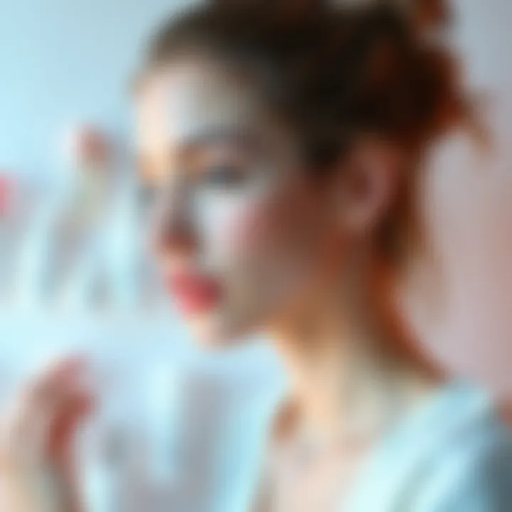 A collection of subliminals designed for people with pale skin and pink undertones, displayed in soft pastel colors, with a focus on beauty and self-care products.