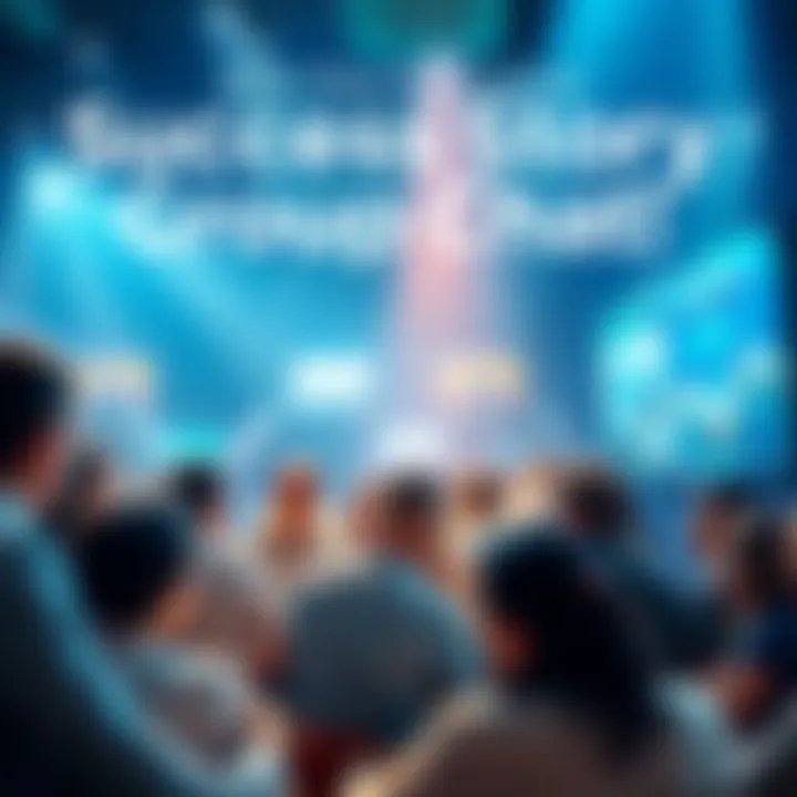 People engaging in a group chat sharing their success journeys and supporting each other