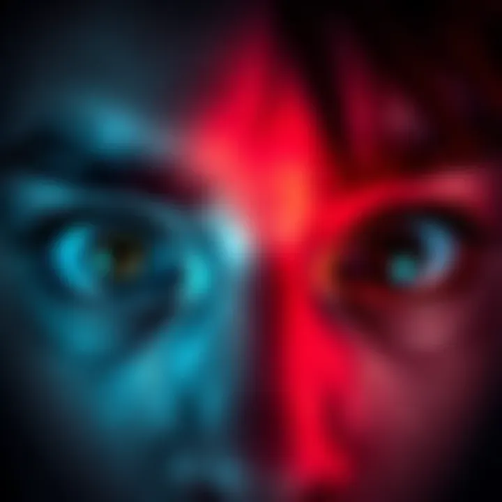 A close-up image of eyes showcasing the suey eyes phenomenon, emphasizing their unique features and visual impact.