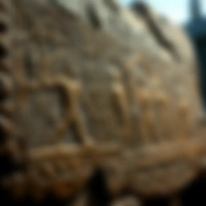 A Sumerian tablet depicting Anunnaki figures with symbolic elements illustrating creation and human origins