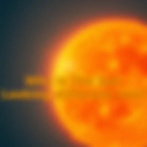 The sun with varying colors and brightness, showing its changing look against a clear blue sky.