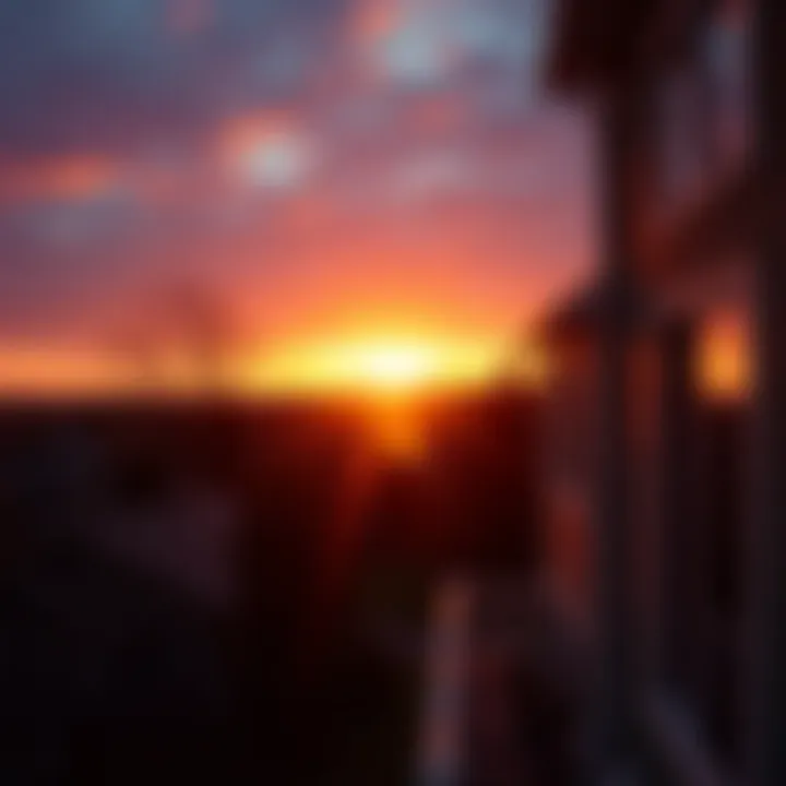 A view of the sunrise from a home with east-facing windows, highlighting changes in the sun's position